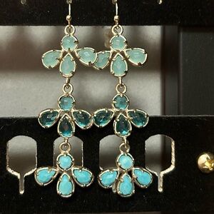 Kendra Scott Blue Dangle Earrings